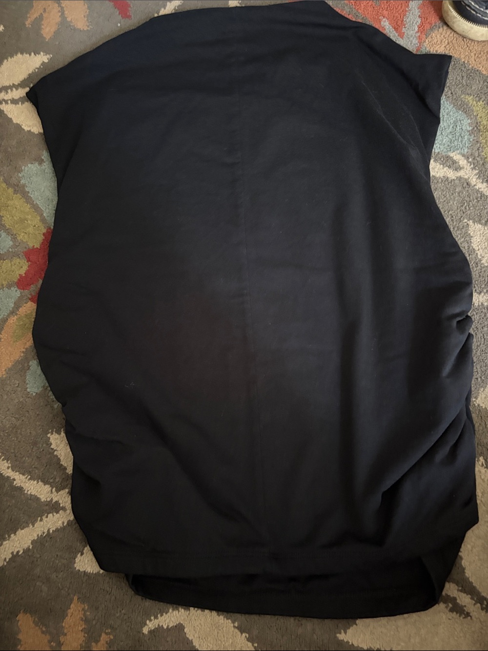 Abercrombie & Fitch Solid Black Sleeveless Tunic - Picture 6 of 6